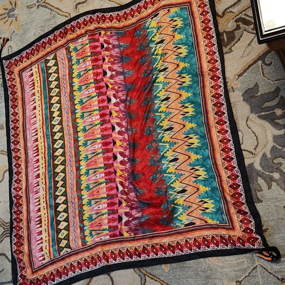 Johnny Was silk scarf